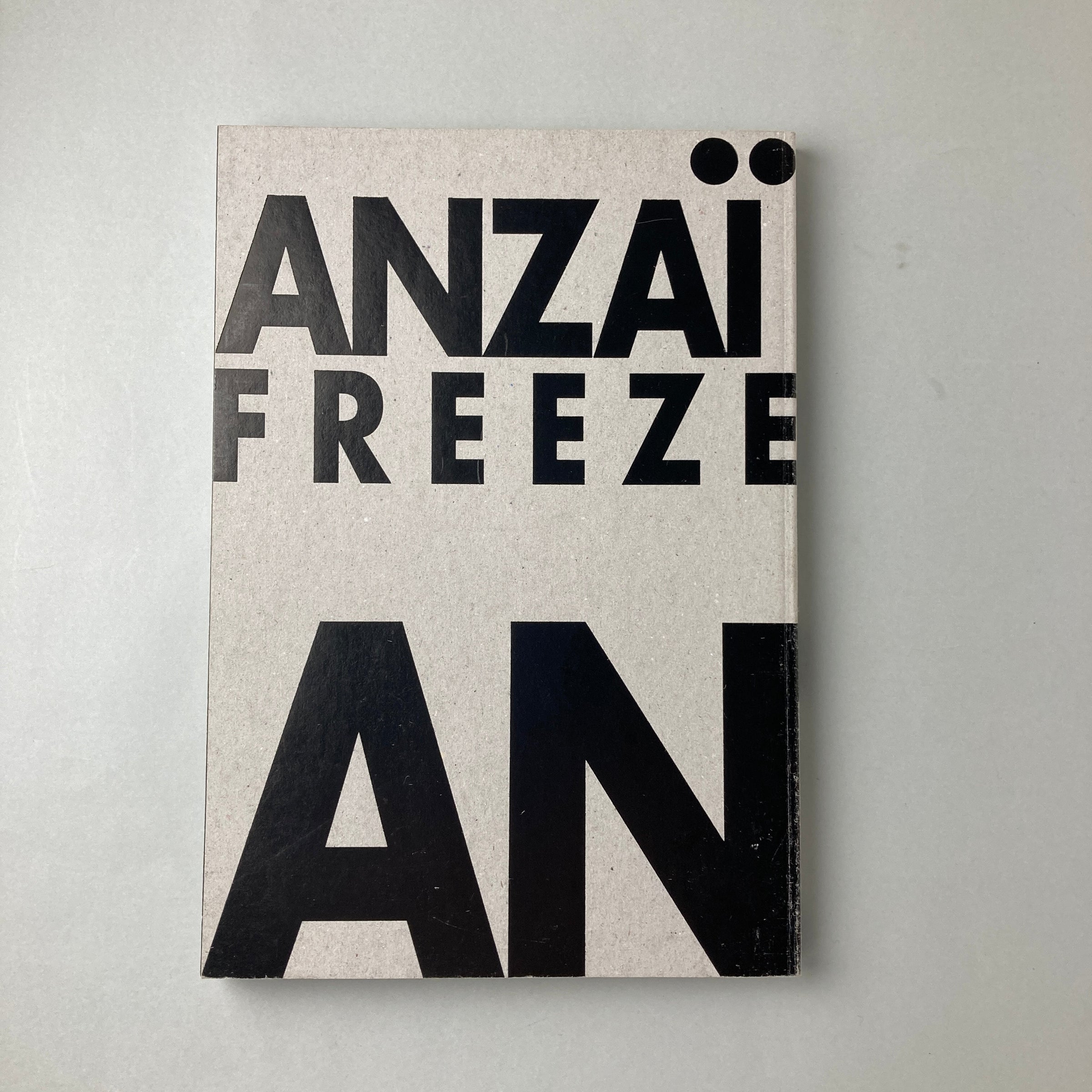 FREEZE｜安斎重男 | コ本や ONLINE SHOP