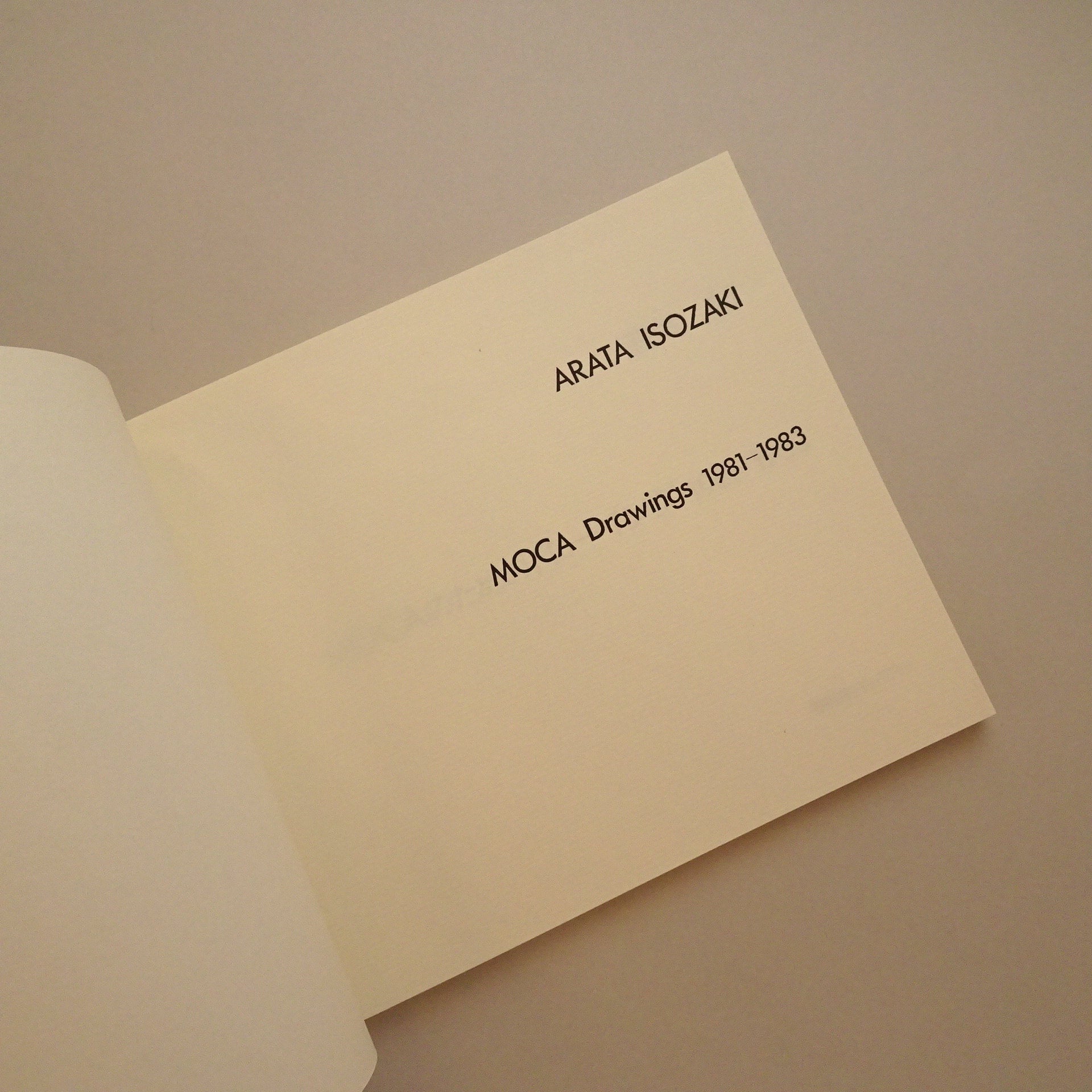 MOCAのためのドローイング 1981-1983｜磯崎新 | コ本や ONLINE SHOP