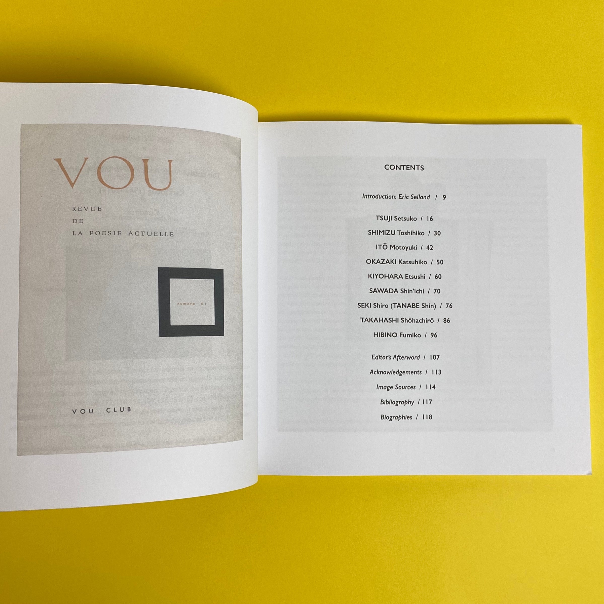 VOU: Visual Poetry, Tokio, 1958–1978｜Taylor Mignon | コ本や