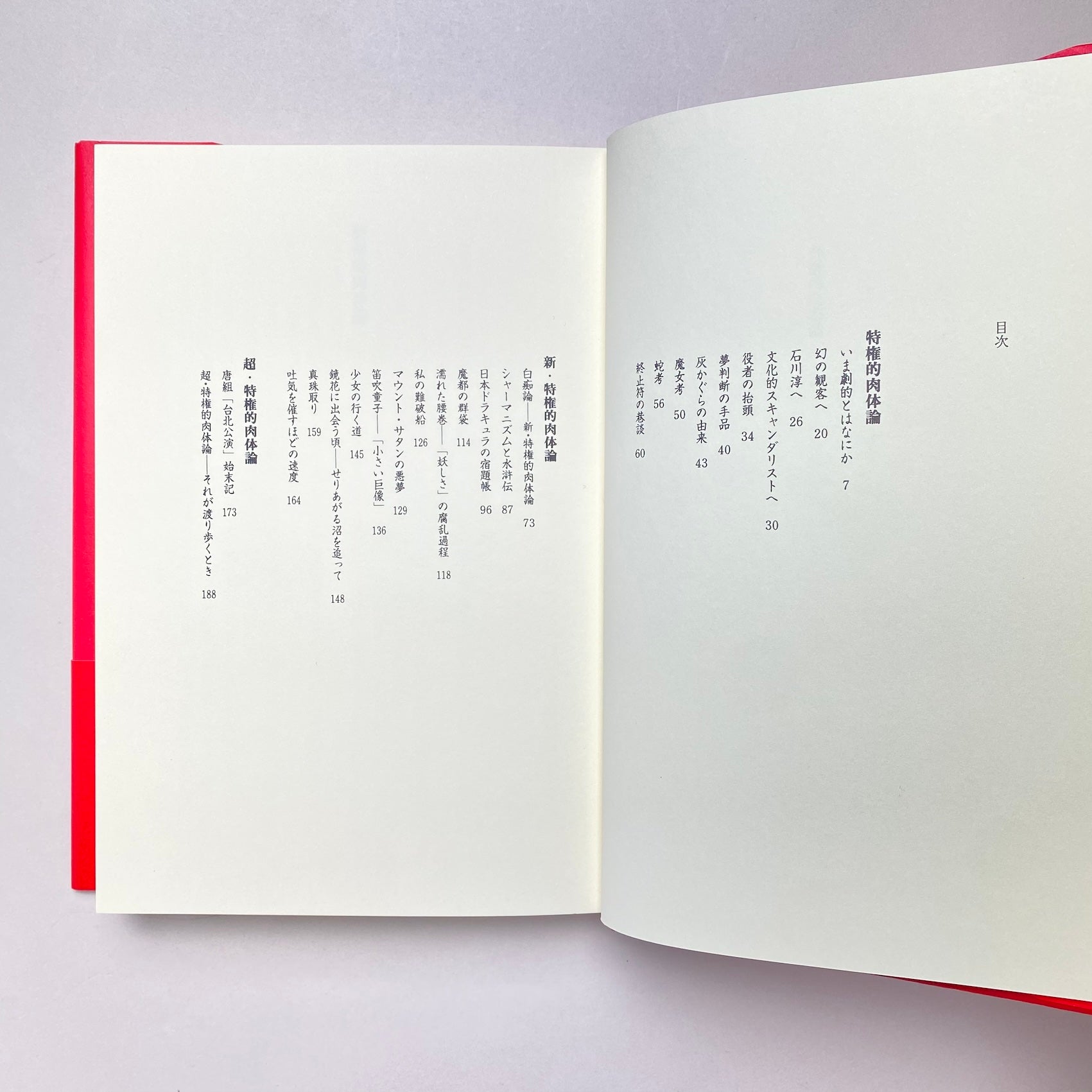 特権的肉体論｜唐十郎 | コ本や ONLINE SHOP