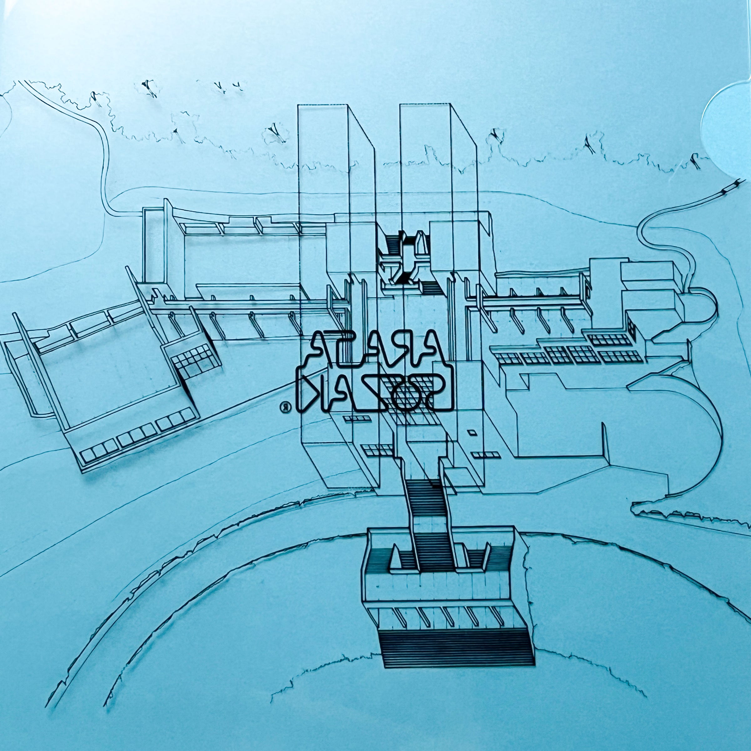 磯崎新クリアファイル - 北九州市立美術館 アクソノメトリック図 | コ