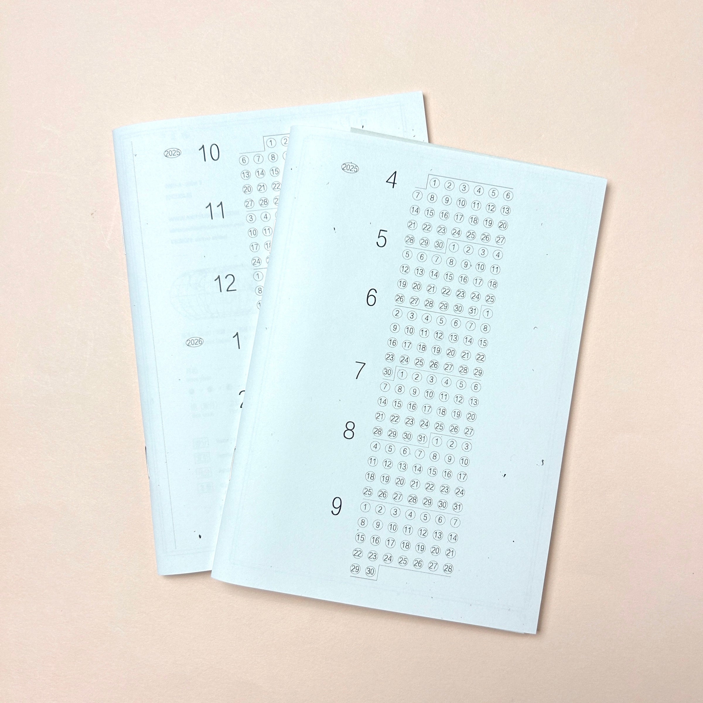 予定帳 2025（文庫判）｜明津設計 | コ本や ONLINE SHOP